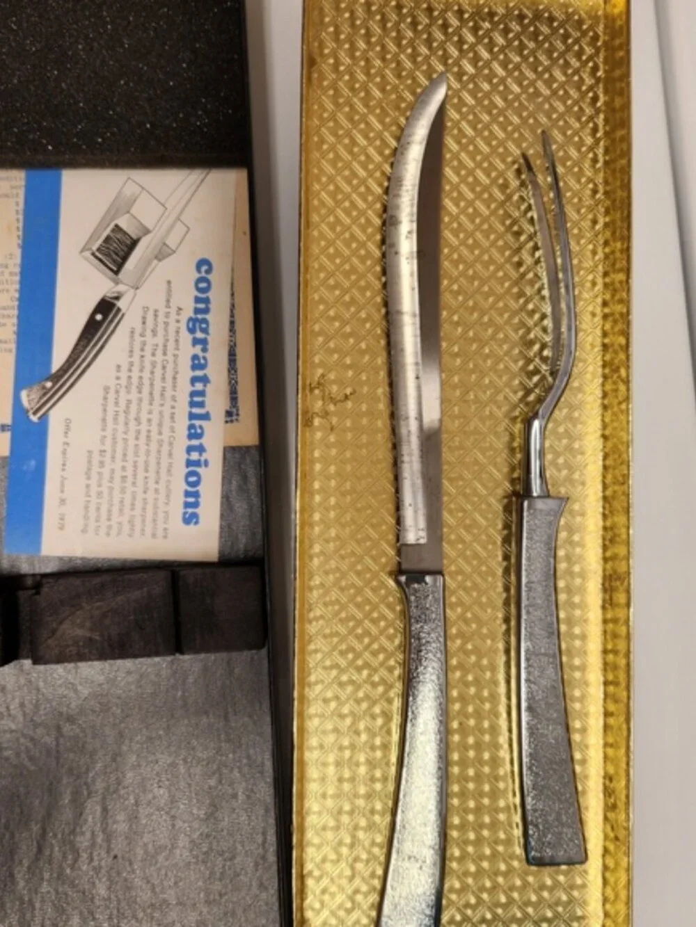 Vintage Carvel Hall Carving Cutlery